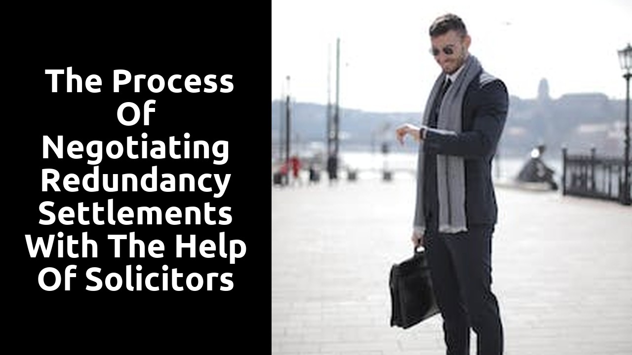  The Process of Negotiating Redundancy Settlements with the Help of Solicitors
