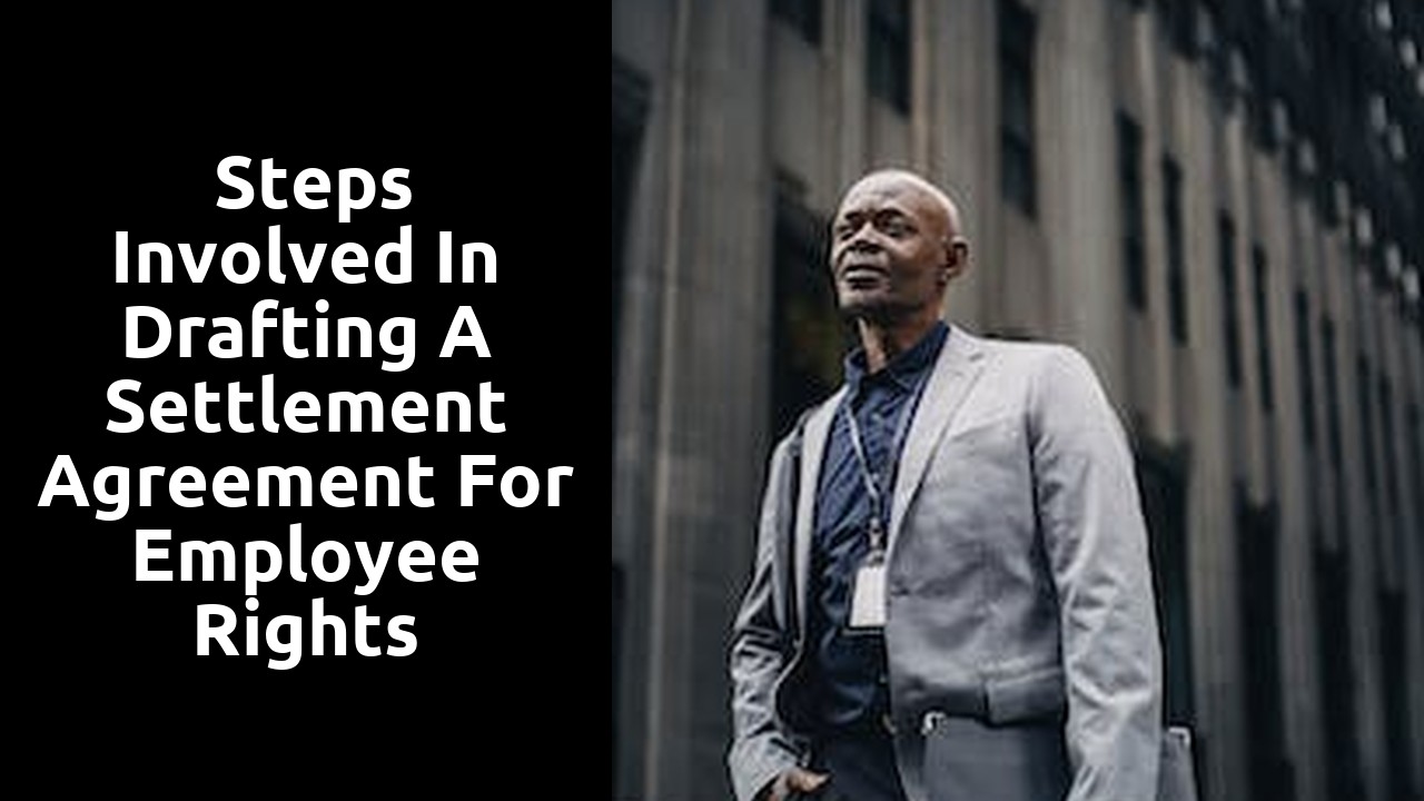  Steps Involved in Drafting a Settlement Agreement for Employee Rights